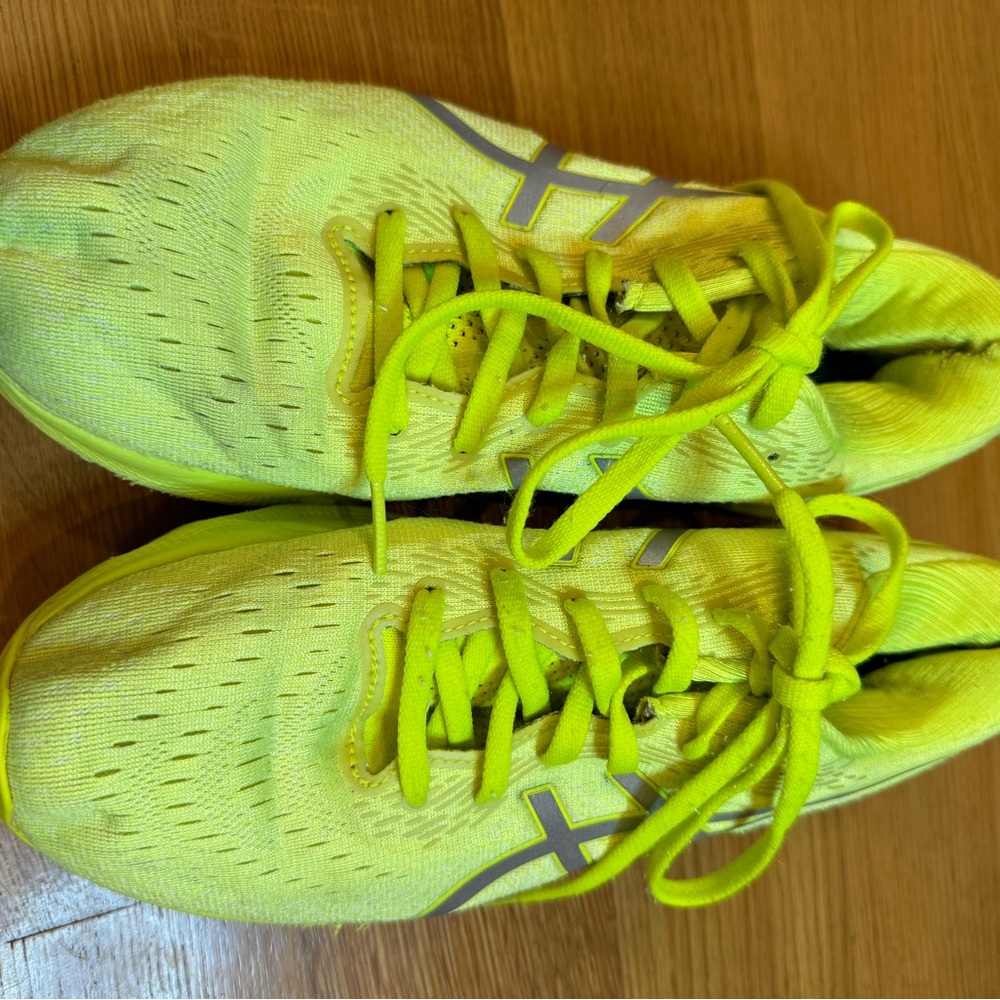Men’s Asics Yellow/Green Athletic Shoes